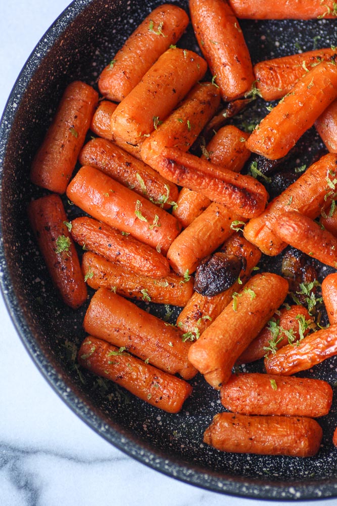Roasted Carrots With Lime Zest