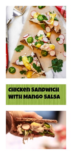 Chicken Sandwich With Mango Salsa