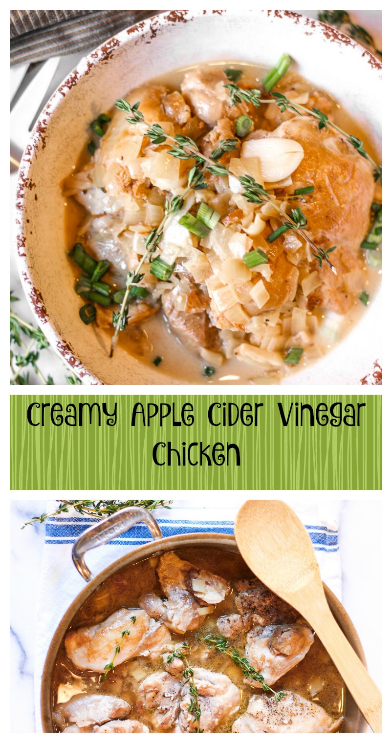 Creamy Apple Cider Vinegar Chicken