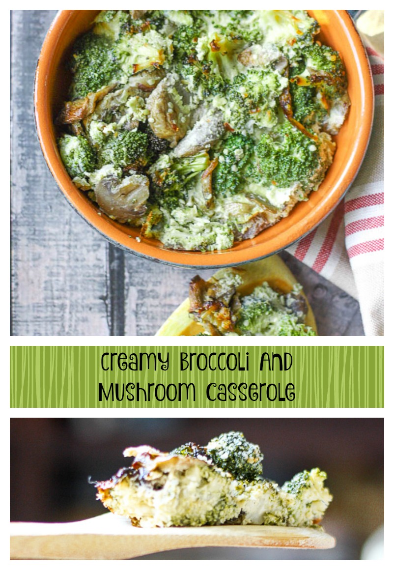 Creamy Broccoli And Mushroom Casserole