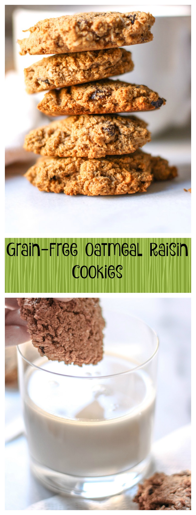 grain-free oatmeal raisin cookies