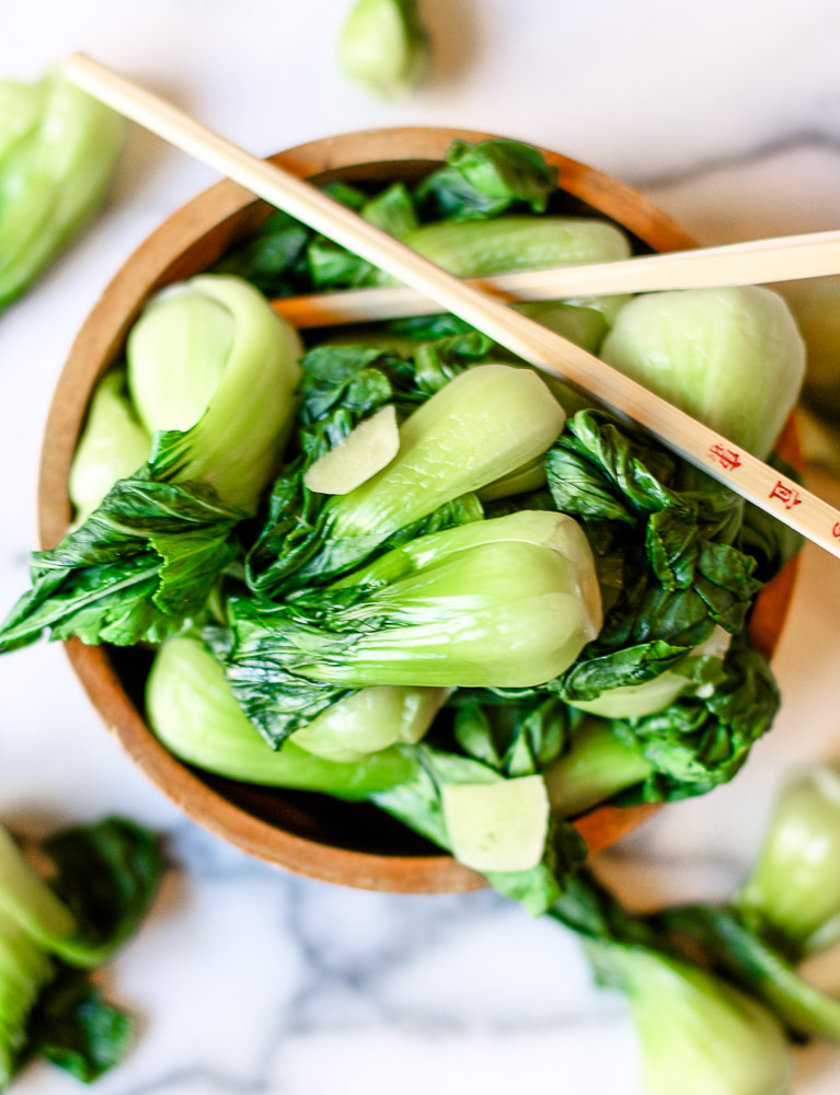 simple baby bok choy