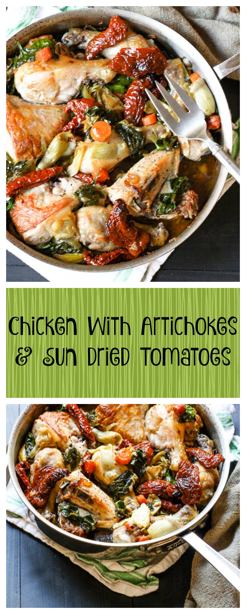 chicken with artichokes and sun dried tomatoes