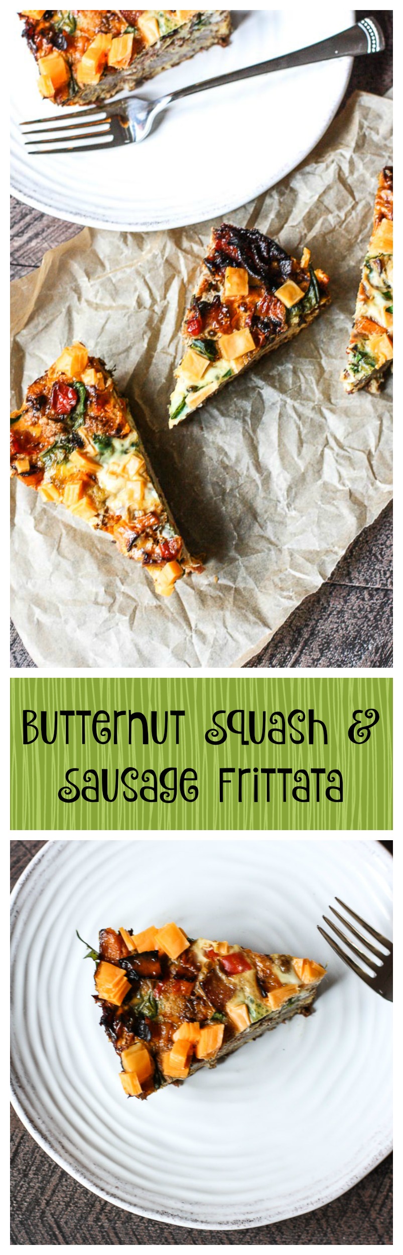 butternut squash sausage frittata