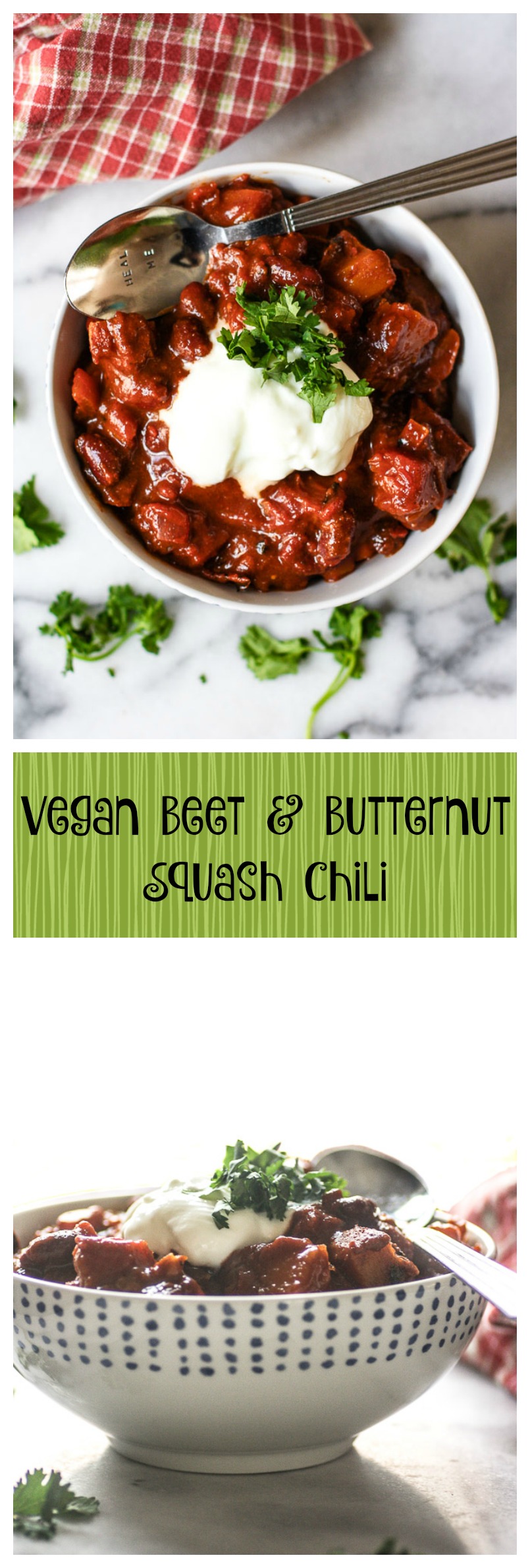 vegan beet & butternut squash chili