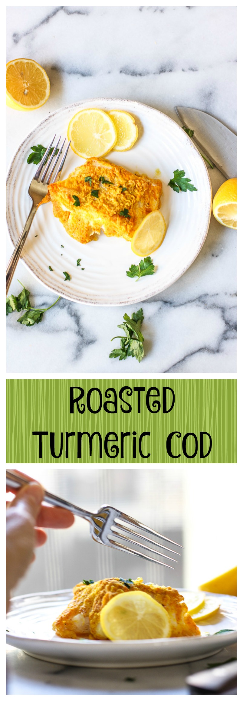 roasted turmeric cod