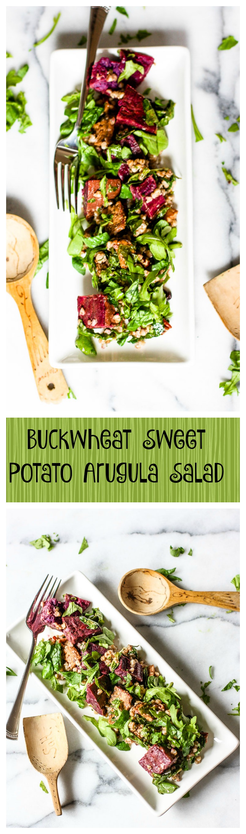 buckwheat sweet potato arugula salad